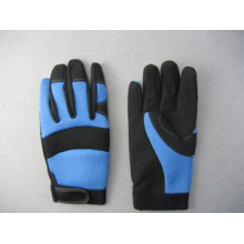 Microfiber Palm Reinforced Thumb Mechanic Glove